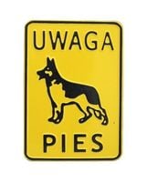 tablica 15*20cm uwaga pies - tab m p23