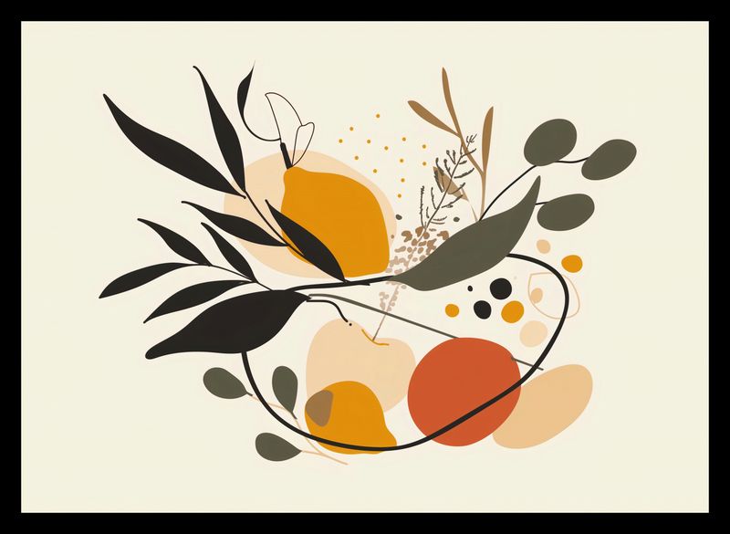 Plakat 35x25cm Botaniczny Wir zdjęcie 2