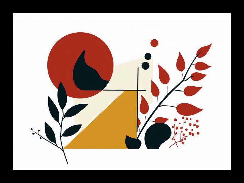 Plakat 18x13cm Ogień i Flora zdjęcie 2