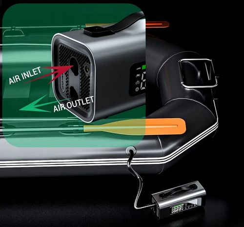 Jump Starter Booster Kompresor Samochodowy Dmuchawa Powerbank na Arena.pl