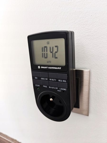 PROGRAMATOR CZASOWY WŁĄCZNIK WYŁĄCZNIK LCD CYFROWY HARMONOGRAM 7 DNI POLSKI zdjęcie 5