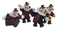 figurka klaun ceramiczny  16 cm