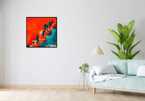 Plakat 70x70cm Metafory Sukcesu na Arena.pl