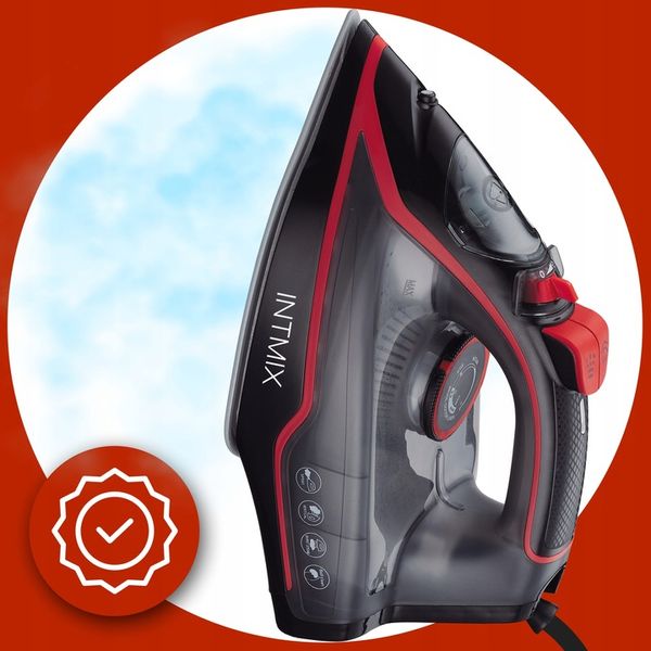 MOCNE ŻELAZKO PAROWE CERAMICZNE STRAŻAK 3000W 9w1 INNOWACJA ANTI-DRIP zdjęcie 3