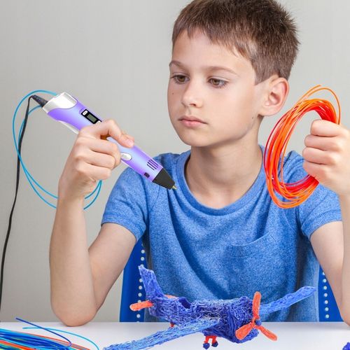 DŁUGOPIS 3D DLA DZIECI DRUKARKA 3D MAGICZNY DŁUGOPIS 3D + WKŁADY 160 METRÓW na Arena.pl