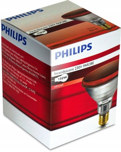 Philips Promiennik Podczerwieni PAR38 IR 150 W E27 – Terapia Cieplna na Arena.pl