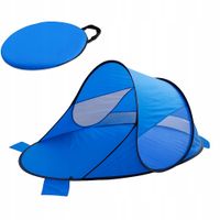 Namiot plażowy Allbag automatyczny niebieski 120 cm x 190 cm x 86 cm