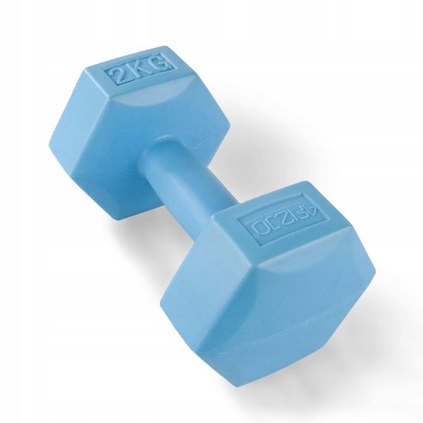 HANTLE DO ĆWICZEŃ MAŁE 2X2KG ĆWICZENIA TRENING SIŁOWY HANTELKI FITNESS zdjęcie 4