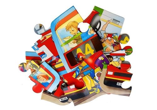 Zestaw Puzzle 15 Elementów Autobus na Arena.pl