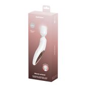 masażer wibracyjny satisfyer wanderland biało różowozłoty xxl 30 cm