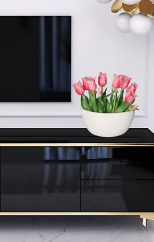 DONICZKA OSŁONKA CERAMICZNA BIAŁA ŁÓDKA OZDOBA na Arena.pl