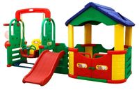 Ogromny Plac Zabaw Zjeżdżalnia Koszykówka Domek Pl