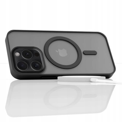 Etui Magsafe Do Apple iPhone 15 Pro (Czarne Matowe, Wzmacniane) + Szkło 9h na Arena.pl
