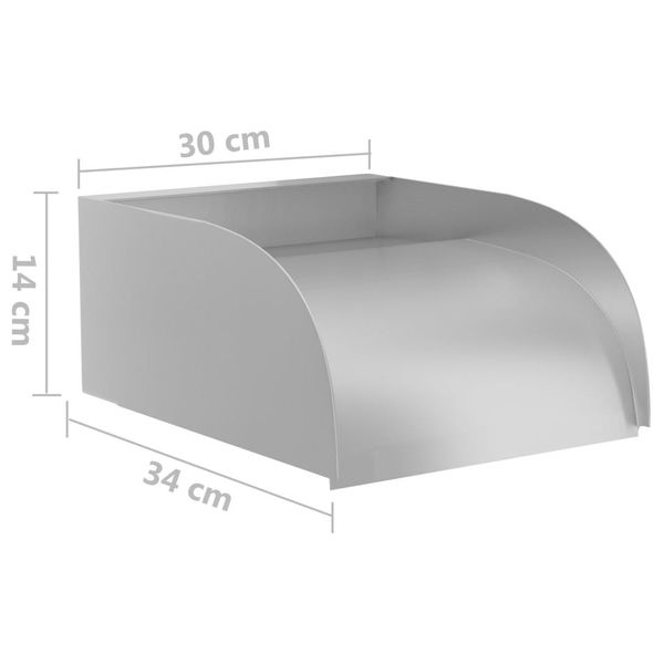 Emaga Fontanna do basenu, 30x34x14 cm, stal nierdzewna 304 zdjęcie 7