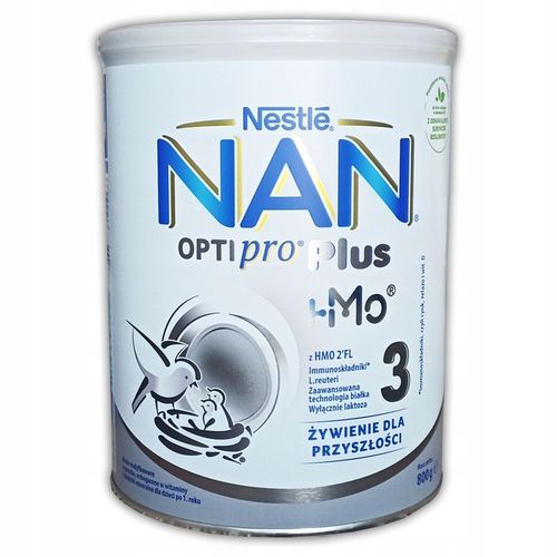 Mleko modyfikowane Nan Optipro plus HMO 3 (800 g) na Arena.pl