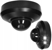 Czujnik ruchu i obecności 360st IP44 2000W baza montażowa 3 sensory czarny