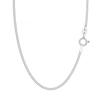 srebrny łańcuszek żmijka srebro rodowane 925 | 45cm