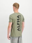 Alpha Industries T-shirt Back Print (128507) olive/black M