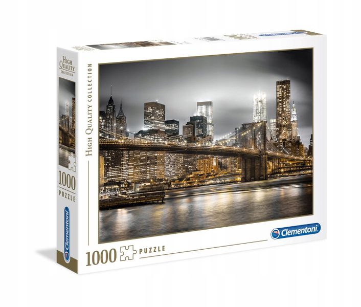 CLEMENTONI puzzle 1000 New York Skyline 39366 zdjęcie 2