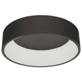 Plafon LAMPA sufitowa CHIARA 3945-832RC-BK-3 Italux okrągła OPRAWA metalowa LED 32W 3000K pierścień ring czarny