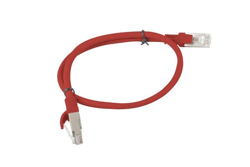 PATCHCORD KAT.5E 0.5M CZERWONY FLUKE PASSED LANBERG na Arena.pl