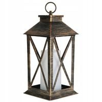 Lampion Latarnia Dekoracyjny Retro LED Loft 27 cm