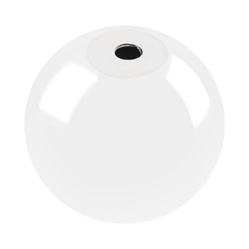 Kula dekoracyjna ceramiczna biała 13 cm na Arena.pl