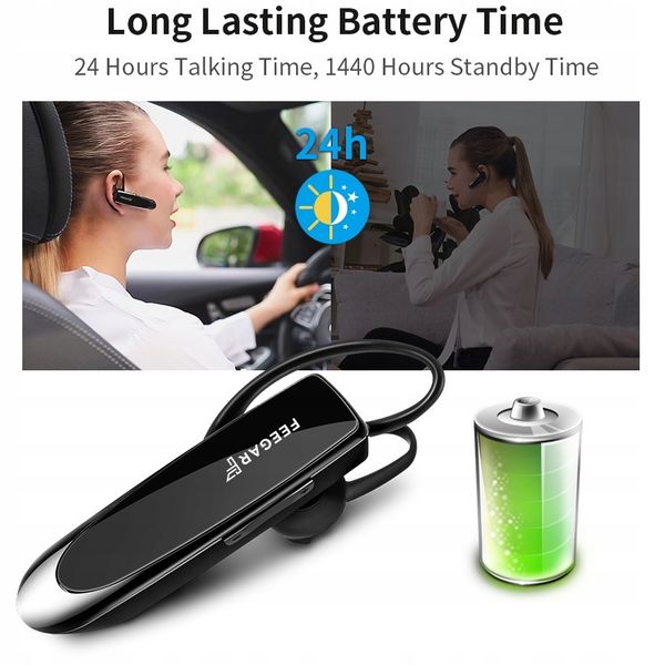 Feegar Słuchawka Bluetooth Do Telefon Apple Iphone zdjęcie 11