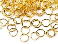 OGNIWKO OTWARTE KÓŁECZKO KÓŁKO ŁĄCZACE MONTAŻOWE ZŁOTE 8MM 50SZT