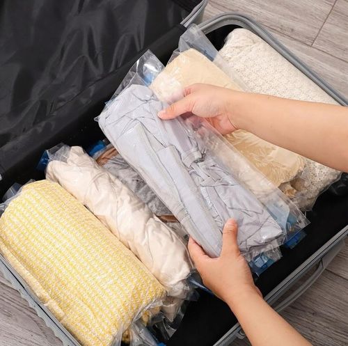 WORKI PRÓŻNIOWE Na Ubrania Pościel Torby, ZESTAW 10 SZTUK + POMPKA na Arena.pl