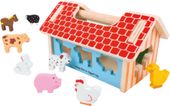 Drewniany Domek i Sorter - Farma ze Zwierzątkami