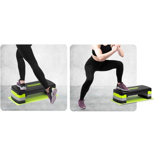 Step do ćwiczeń 3 stopnie NS-400 zielony zdjęcie 12