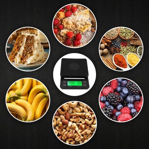 WAGA KUCHENNA ELEKTRONICZNA PRECYZYJNA Z WYŚWIETLACZEM 5000g 1g TIMER na Arena.pl