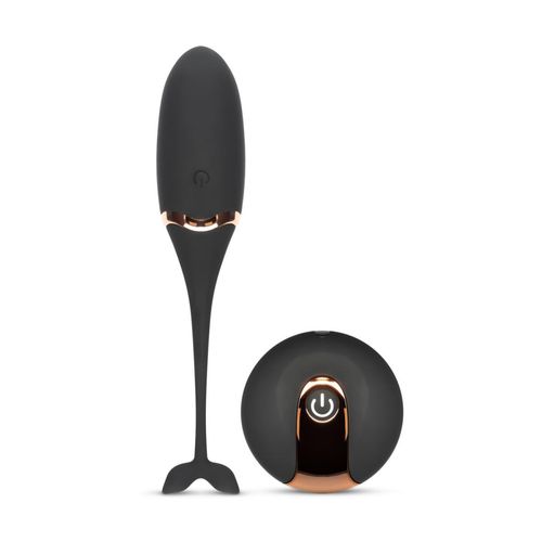 luxurious vibrating egg w/ remote control - black na Arena.pl