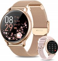 Smartwatch Damski Zegarek Dla Kobiety AMOLED ROZMOWY 300MAH Ciśnieniomierz
