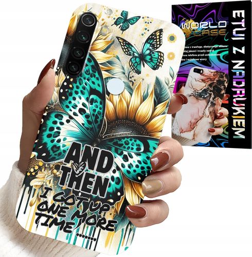 ETUI DO XIAOMI NOTE 8T - AND THEN I GOT UP, KOBIECE WZORY + FOLIA na Arena.pl