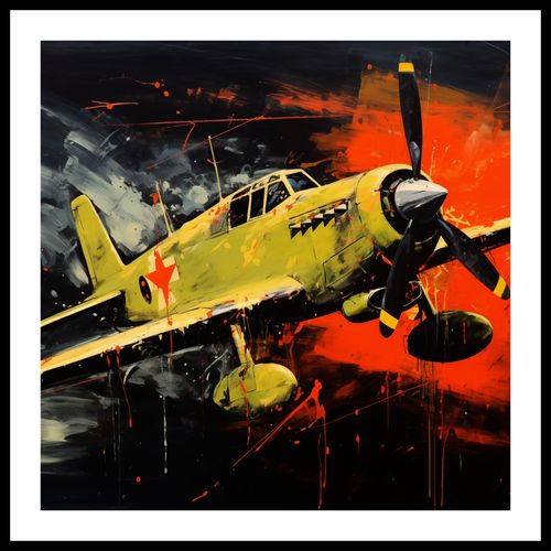Plakat 70x70cm Barwny Przelot na Arena.pl
