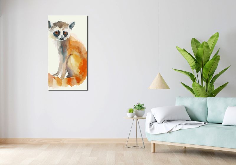 Obraz 50x100cm Lemurek zdjęcie 2