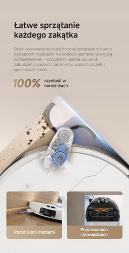 Robot sprzątający Dreame D20 Pro Plus biały na Arena.pl