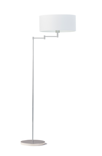 Lampa podłogowa CANCUN E27 abażur walec na Arena.pl