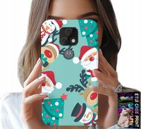 ETUI DO MOTOROLA MOTO E7 PLUS - MIKOŁAJ, RENIFER BAŁWAN ŚWIĄTECZNE WZORY