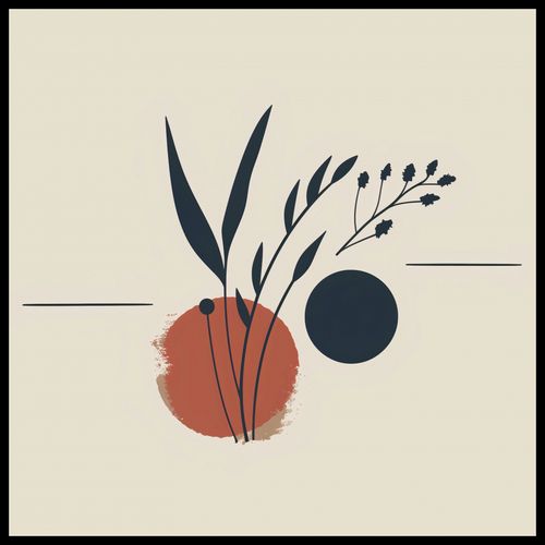Plakat 90x90cm Botaniczna Barwa na Arena.pl