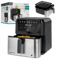 Frytkownica Beztłuszczowa Duża Miska Xxl 8L 1700W Teesa Digital Air Fryer