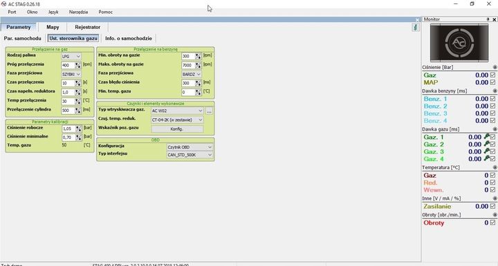 PROFESJONALNY INTERFEJS gazu LPG USB 11 złącz zdjęcie 9