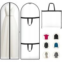 POKROWIEC NA SUKNIE ŚLUBNĄ, UBRANIA, KOSZULE SOLIDNY i DŁUGI, WESELE