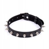 Obroża z kolcami, regulowana. BDSM. Choker.