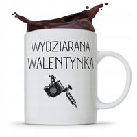 Kubek Prezent Na Walentynki Wydziarana Walentynka Z Nadrukiem Ze Zdjęciem