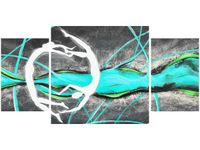 80X40CM TANIEC MORSKIEJ TONI TRÓJ OBRAZ