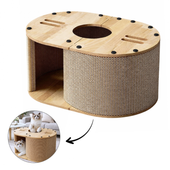 Drapak budka dla kota tekturowy 57x39,5x25 cm KOT31