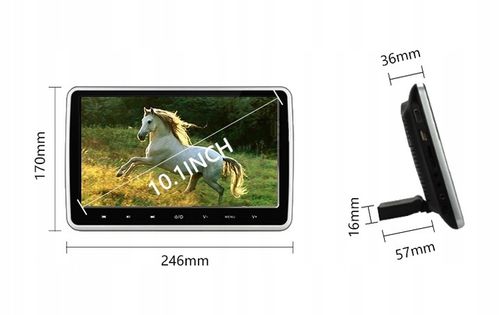 DVD NA ZAGŁÓWKI SAMOCHODOWE EKRANY 10'' USB SD GRY na Arena.pl